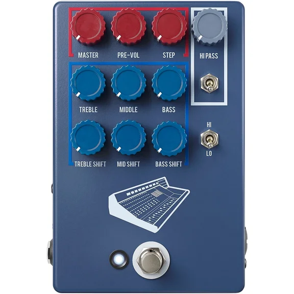 JHS Pedals Colour Box V2 10-Year Anniversary Colorway Preamp Pedal - Blue