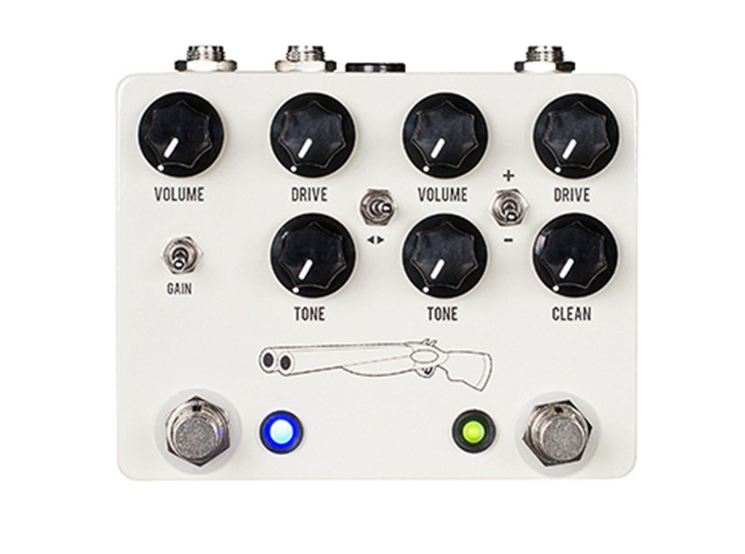 JHS Pedals Double Barrel V4 2-in-1 Overdrive Guitar Effect Pedal