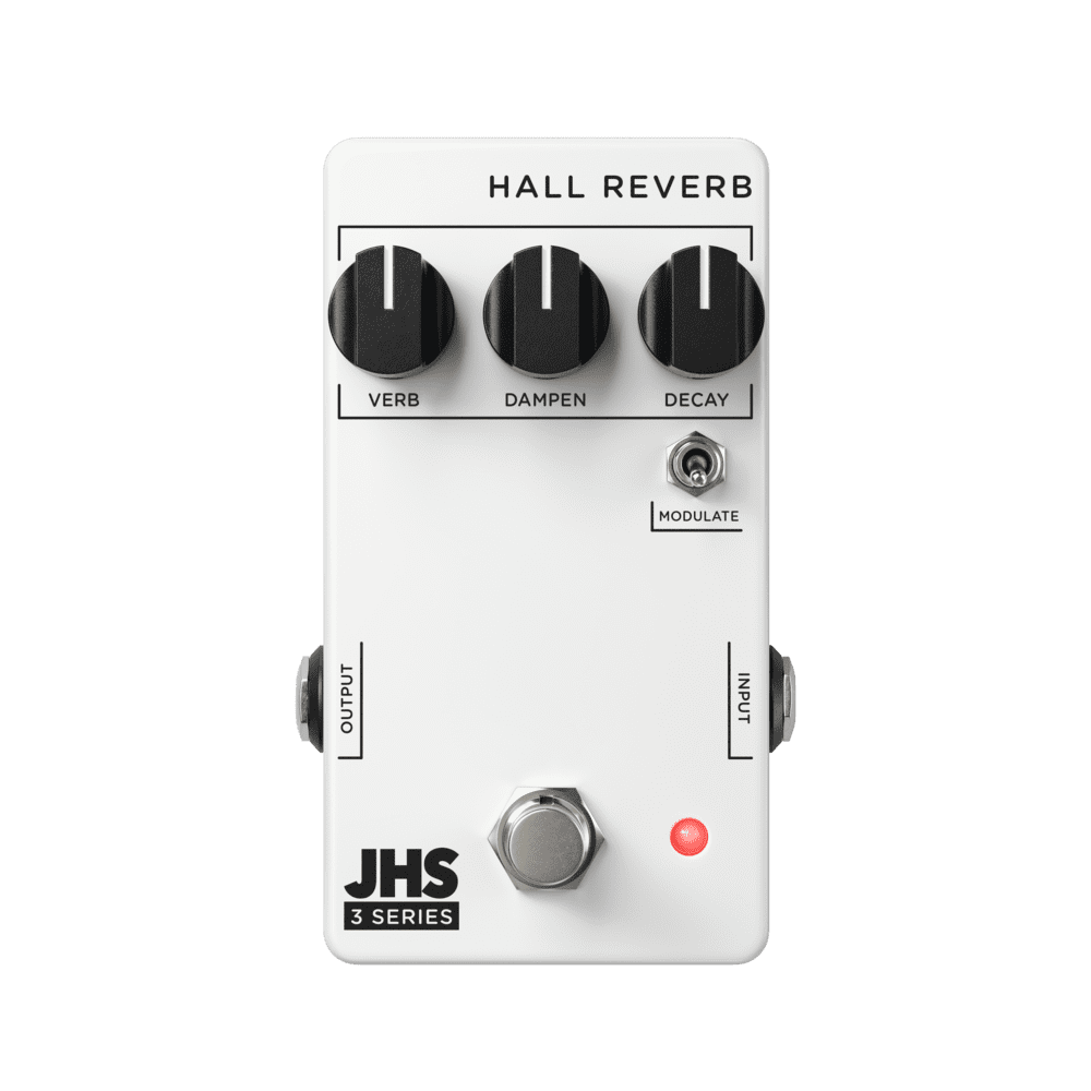 JHS Pedals Hall Reverb Effects Pedal White