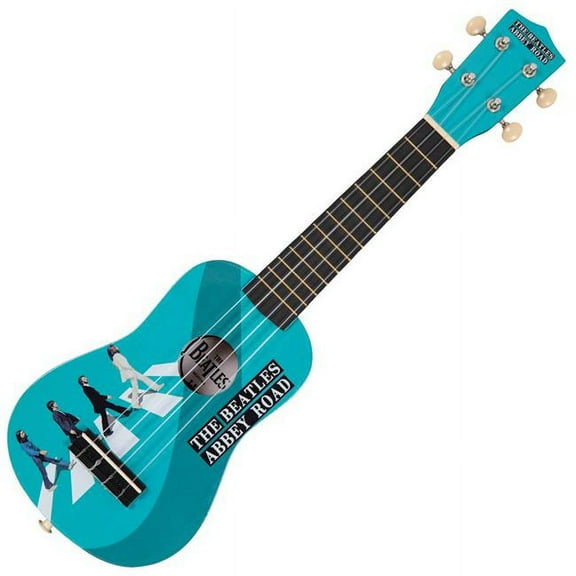 JHS The Beatles Soprano Ukulele, Abbey Road Design Nylon-Strung