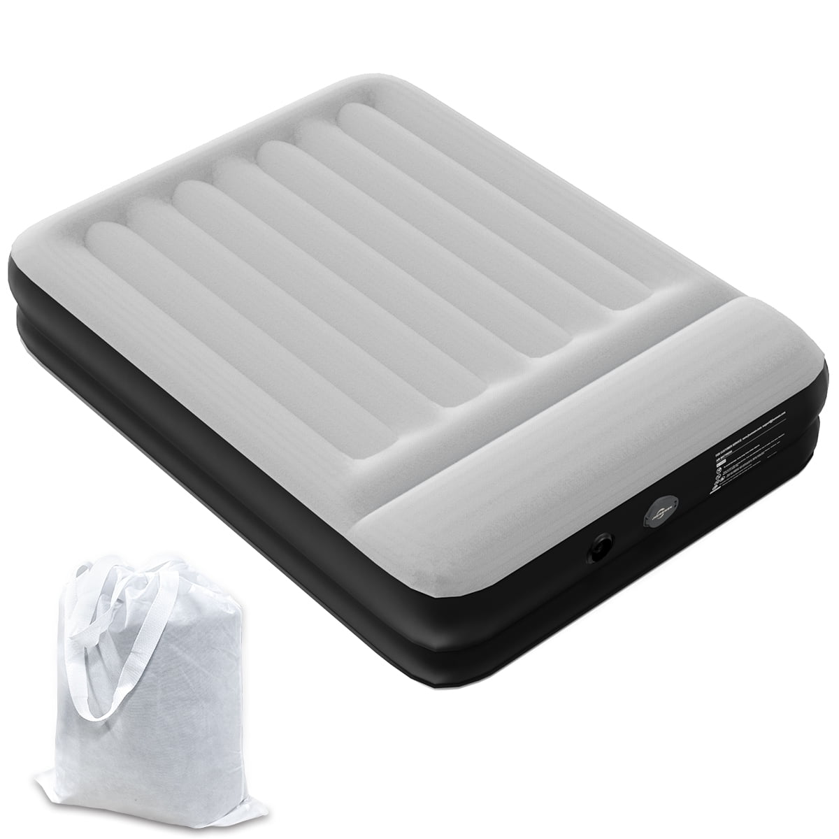 JHUNSWEN 16" Queen Air Mattress with USB Rechargeable Pump, Ideal for