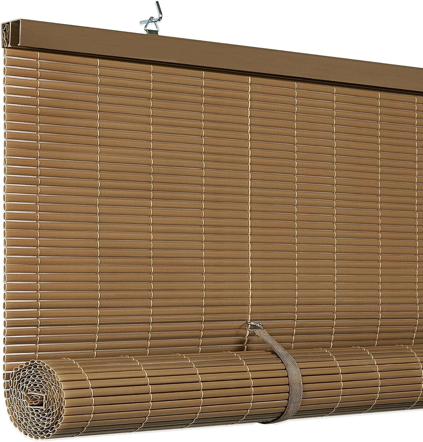 JHUS Oval Cordless Rollup Light Filtering Window Blinds Roller Shades Window Blinds Blinds for Windows Window Shades Window Shades for Home Window Shades