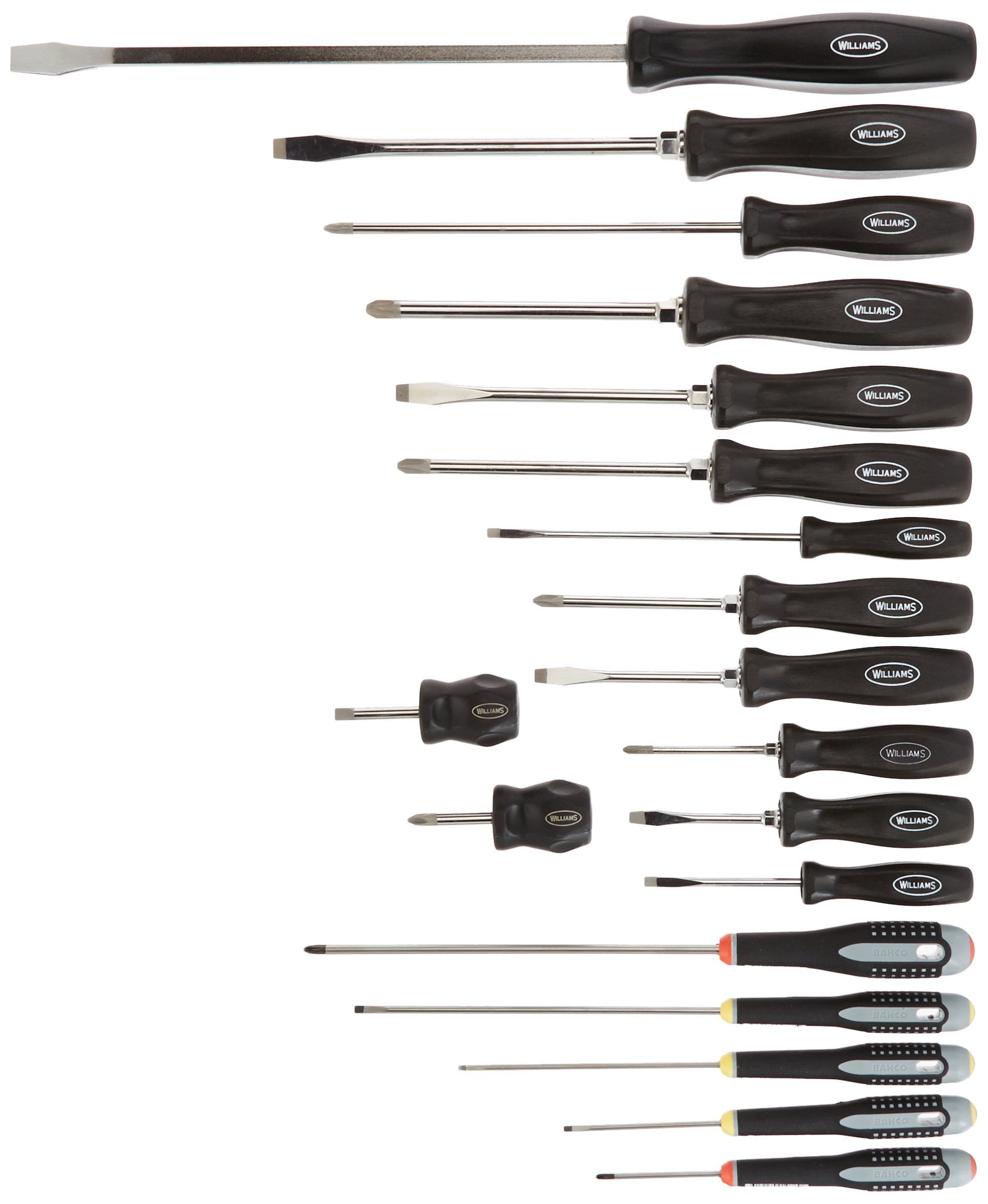 JHW100P-19MD 19 Piece Endurogrip and Supertorque Premium Mixed Screwdriver Set