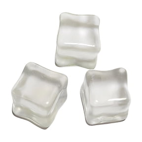 JHyouerji 10 Count Luminous Fake Ice Cubes,White Plastic Decor Crystals 1x1x1 Inch for Aquarium Bar Window Wedding Table Photo Prop Landscaping