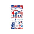 thumbnail image 1 of JHyouerji 250th Anniversary Door Cover American Flag 4th of July Patriotic Hanging Cloth Background Banner for Independence Day Front Door Home Party Decoration, 1 of 7