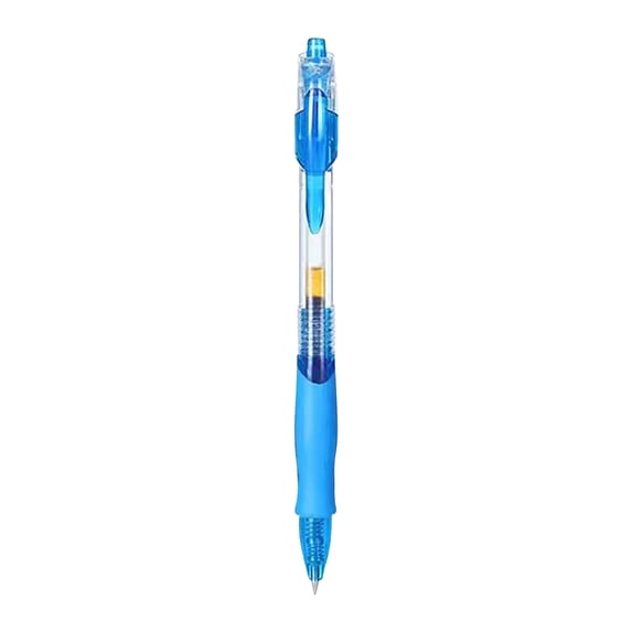 JHyouerji 3 Pcs Gel Ink Pens Blue Waterproof Quick Dry 0.5mm Fine Tip Comfort Grip Writing Pens for Note Taking Drawing Journaling Office Daily Use