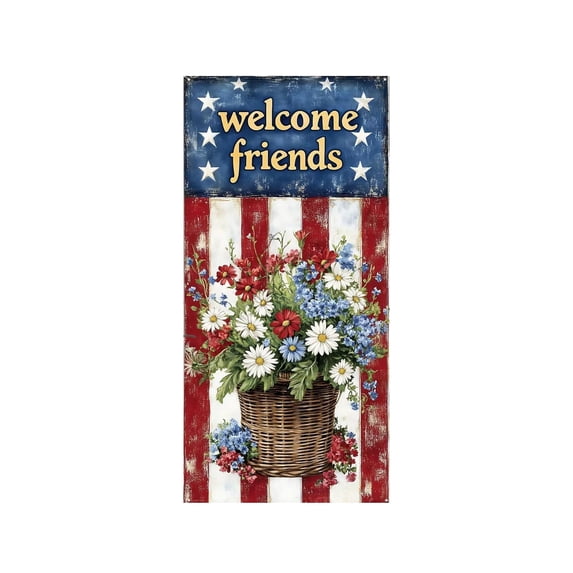 JHyouerji 4th of July Door Cover 35x71 Inch Holiday Independence Day Door Banner 250th Anniversary Photo Backdrop Background Sign for Front Door Festive Party Decor