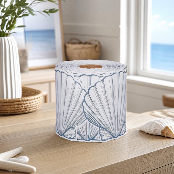 JHyouerji Bulletin Board Border Roll Non Adhesive Ocean Themed 20 Inch Paper Trim For Classroom Bulletin Board Table Decoration