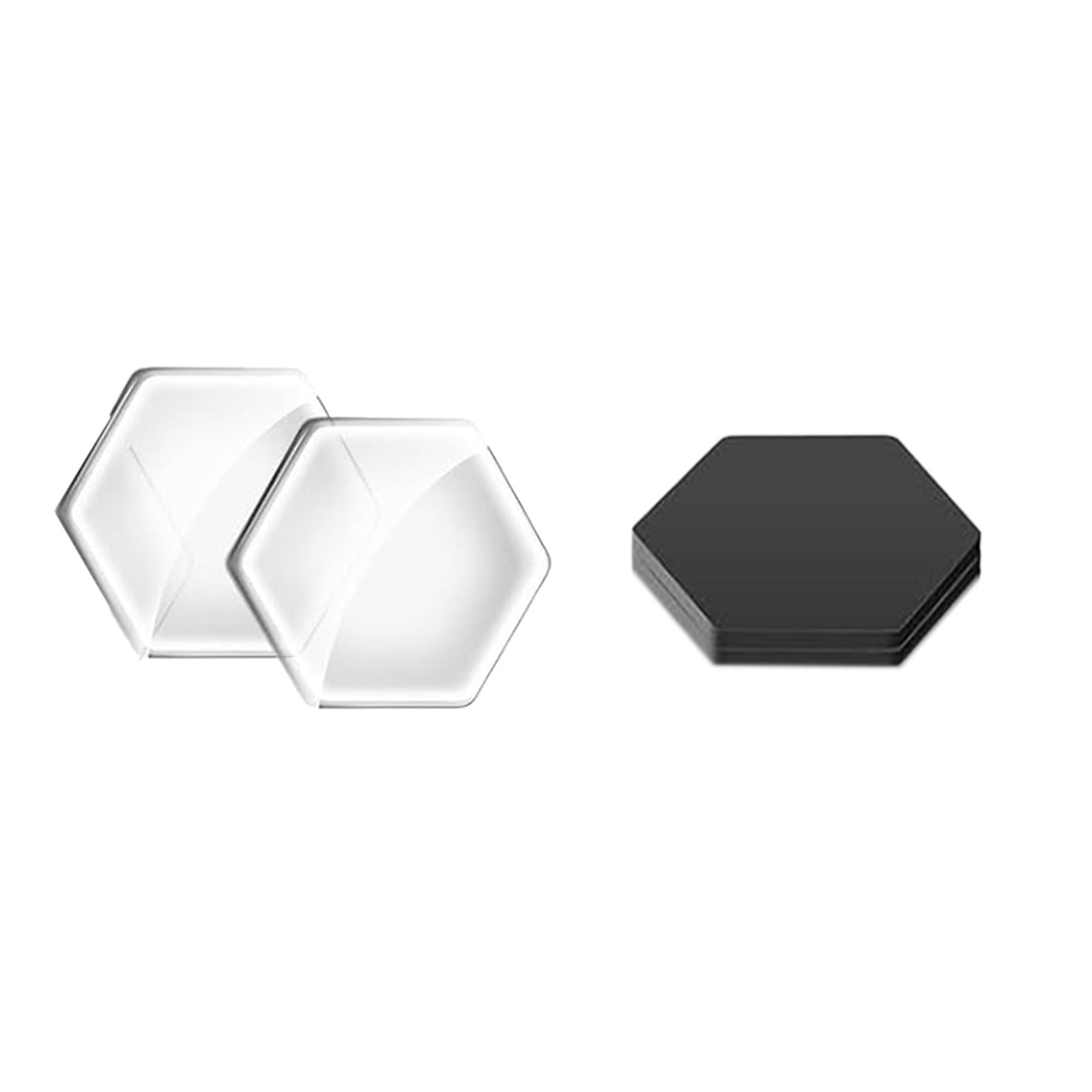 Magnet Back For Sticker JHyouerji Clear Acrylic Refrigerator Magnet 2Pack Blank DIY Magnetic ...