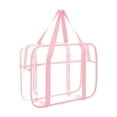 thumbnail image 1 of JHyouerji Clear Toiletry Bag Thick Transparent Cosmetic Bag Waterproof Makeup Large Bag Organizer Storage Easy Clean, 1 of 9