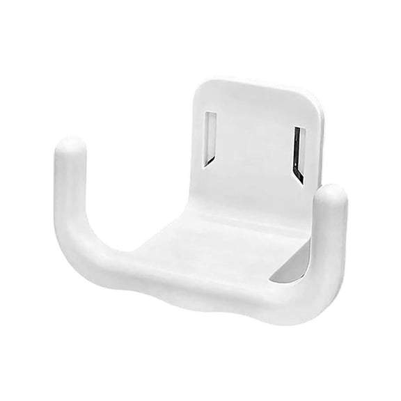 JHyouerji Drill Free U Shaped Paper Towel Holder,Non Perforated Inverted Hanging Tissue Rack with Side Hooks for Bathroom Kitchen Storage