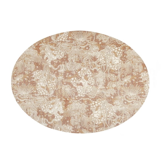 JHyouerji Embossed PVC Placemat 18x13in Waterproof Oilproof Heat Resistant Table Protector Wipe Clean Dining Hot Pad