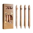 thumbnail image 1 of JHyouerji Erasable Retractable Gel Pen,4 Pack 6 Inch 0.5mm Bullet Tip Thermal Writing Pen, Soft Grip Quick Wipe Ink for Daily Office Document Signing, 1 of 6
