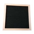 thumbnail image 1 of JHyouerji Felt Letter Board,Black Handmade Wood Frame Changeable Message Sign,10×10 Inch Felt Board Decor for Home Office Party Holiday Display, 1 of 7