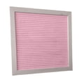 thumbnail image 1 of JHyouerji Felt Letter Board,Pink Handmade Wood Frame Changeable Message Sign,10×10 Inch Felt Board Decor for Home Office Party Holiday Display, 1 of 7