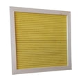 thumbnail image 1 of JHyouerji Felt Letter Board,Yellow Handmade Wood Frame Changeable Message Sign,10×10 Inch Felt Board Decor for Home Office Party Holiday Display, 1 of 7
