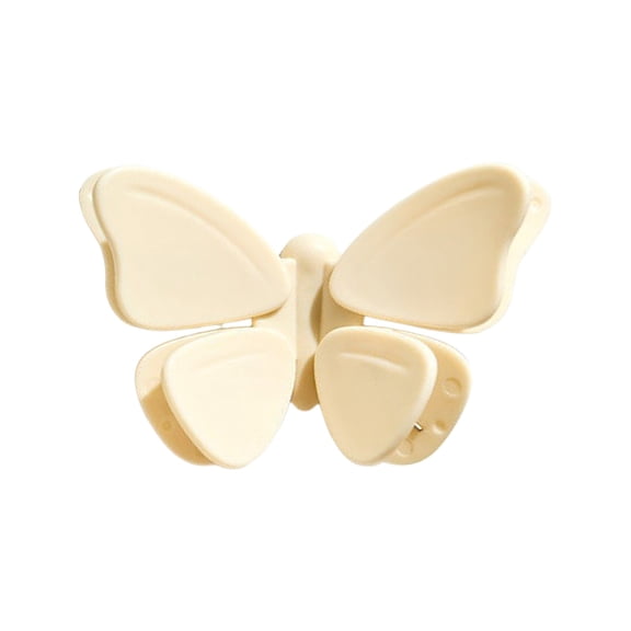 JHyouerji Fridge Cute Magnetic Clips Beige Funny Butterfly Snack Bag Clips Refrigerator Magnets Decorative for Home Kitchen Decoration Spring Summer Gifts