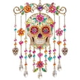 thumbnail image 1 of JHyouerji Halloween Acrylic Suncatcher Wind Chime 8x11in Window Porch Balcony Light Refraction Hanging Decor Ornament, 1 of 7