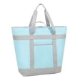 thumbnail image 1 of JHyouerji Insulated Lunch Bag,21×17×8 Inch Light Blue Large Capacity Oxford Cloth Cooler,Reusable Waterproof Lunch Box for Men Women Teens School Picnic Travel Work, 1 of 6