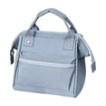 thumbnail image 1 of JHyouerji Insulated Lunch Bag,9×8 Inch Blue Waterproof Cooler Tote,Portable Reusable Thermal Lunch Container for Office School Picnic, 1 of 6