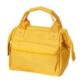 thumbnail image 1 of JHyouerji Insulated Lunch Bag,9×8 Inch Yellow Waterproof Cooler Tote,Portable Reusable Thermal Lunch Container for Office School Picnic, 1 of 6