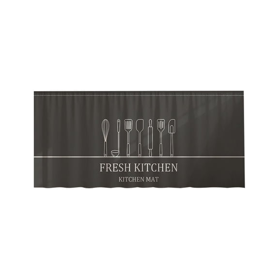 JHyouerji Kitchen Cabinet Curtain,Print Polyester Light Blocking Heat Insulation Washable 28x47 Inch Decor Cover with Adhesive Tape for Home Kitchen Cabinet