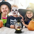 thumbnail image 1 of JHyouerji LED Lantern,Retro Portable Halloween LED Lantern with Handle,3 Light Mode Castle Bat Pumpkin Pattern Wall Table Decor, 1 of 8