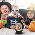 thumbnail image 1 of JHyouerji LED Lantern,Retro Portable Halloween LED Lantern with Handle,3 Light Mode Castle Bat Pumpkin Pattern Wall Table Decor, 1 of 8