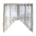 thumbnail image 1 of JHyouerji Lace Half Window Curtain Translucent Washable Partition Curtain for Kitchen Bathroom Living Room Doorway, 1 of 6