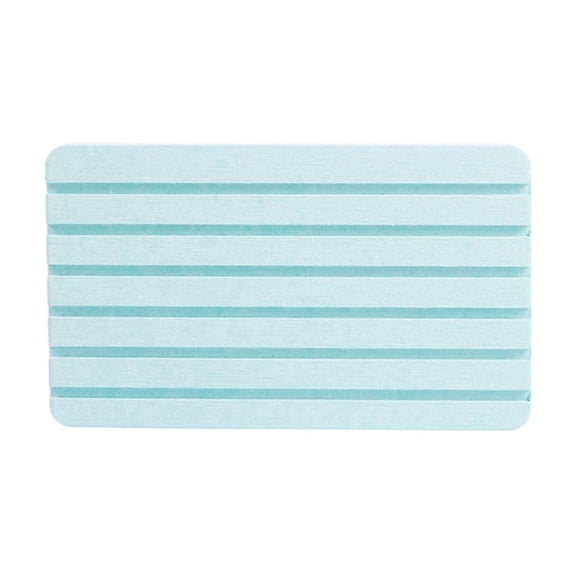 JHyouerji Long Strip Diatomite Water Absorbing Coaster 8x4in Green Heat Resistant Cup Pad Fast Drying Kitchen Table Protector