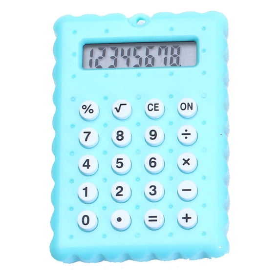 JHyouerji Mini Calculators 8 Digit Green Pocket Size Handheld Portable LCD Display Calculators Basic Standard Small Accounting Desktop Supplies for Office Home