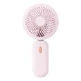 thumbnail image 1 of JHyouerji Mini Handheld Fan Pink Portable Foldable USB Rechargeable Handheld Fan for Travel Summer Vacation Outdoor, 1 of 6