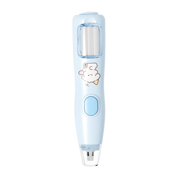 JHyouerji Rechargeable Electric Eraser,Blue Automatic Portable Eraser for Precise Drawing,Rechargeable Eraser for Sketch Pencil Crafts