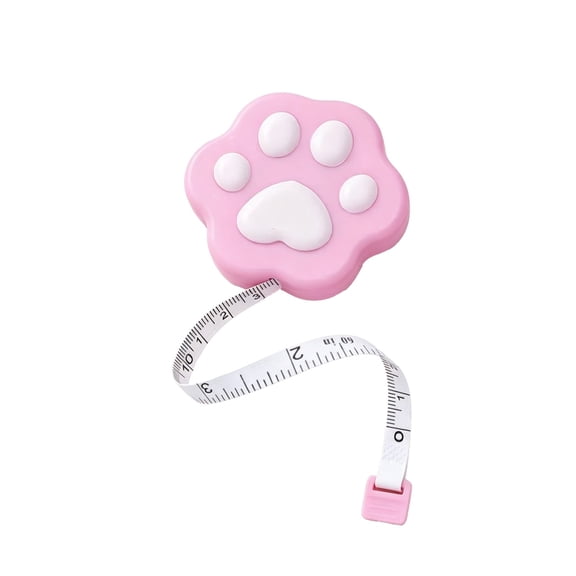 JHyouerji Retractable Soft Measuring Tape 79 Inch,Pink Portable Flexible Ruler for Sewing Tailor Knitting Craft Height Measurement