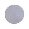 thumbnail image 1 of JHyouerji Round PP Woven Place Mat 7 Inch Oilproof Heat Resistant Anti Scald Decor Pad for Home Restaurant Coffee Table, 1 of 6