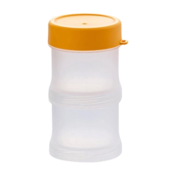 JHyouerji Stackable Spice Jars with Lids Refillable Empty Airtight Spice Containers Clear Plastic Spice Jars for Kitchen Camping Picnic Dry Spice Sugar Salt