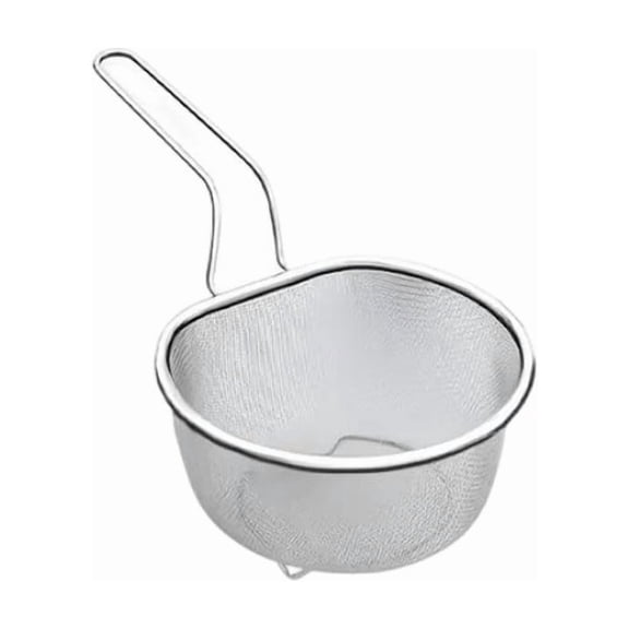 JHyouerji Strainer for Tea Coffee Fine Mesh Stainless Steel Filter Basket with Long Handle for Kitchen Cooking