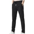 thumbnail image 1 of JIA JIA SHUANG Fleece Lined Sweatpants for Men Casual Athletic Elastic Waist Running Pants Winter Warm Straight Leg Trousers with Pocket, 1 of 7