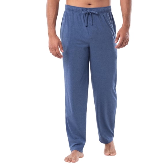 JIA JIA SHUANG Mens Pajama Pants Soft Cozy Drawstring Elastic Waist Pj Bottoms Lightweight Solid Color Lounge Sleepwear with Pockets