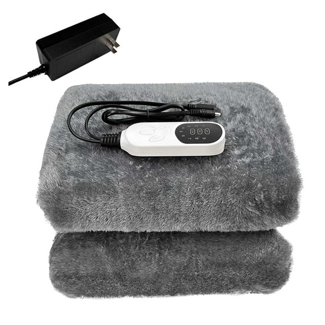 JIAFENG 12V Car Blanket Bed Warm Blanket Car Knee Pads Cover Legs RV Car Outdoor Camping Supplies