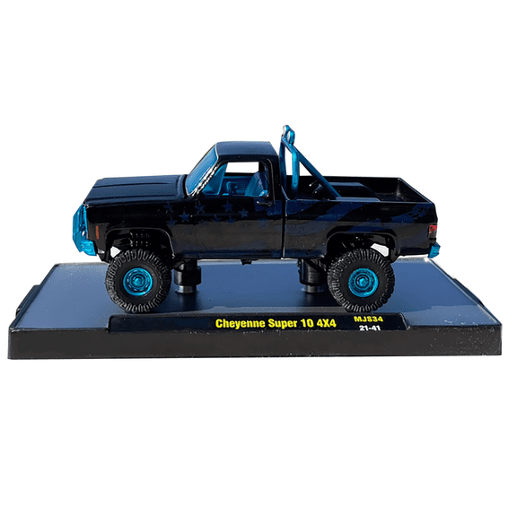 JIAHAOO 1/64 Scale Classic Pickup Alloy ABS Black Blue for Home Bar Company Decor Retro Elegant Noble Fashion Souvenir