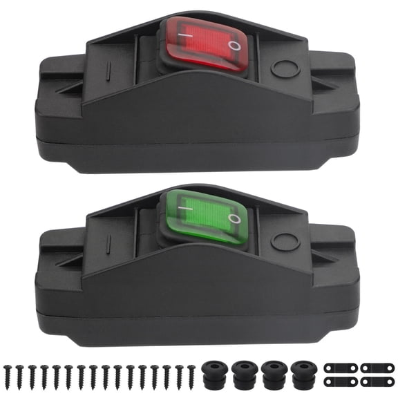 JIAHAOO 12V-220V Inline Cord Switch for High-Power Appliances Outdoor Lights 14AWG 16AWG Cord PA66 Waterproof Dust-Resistant