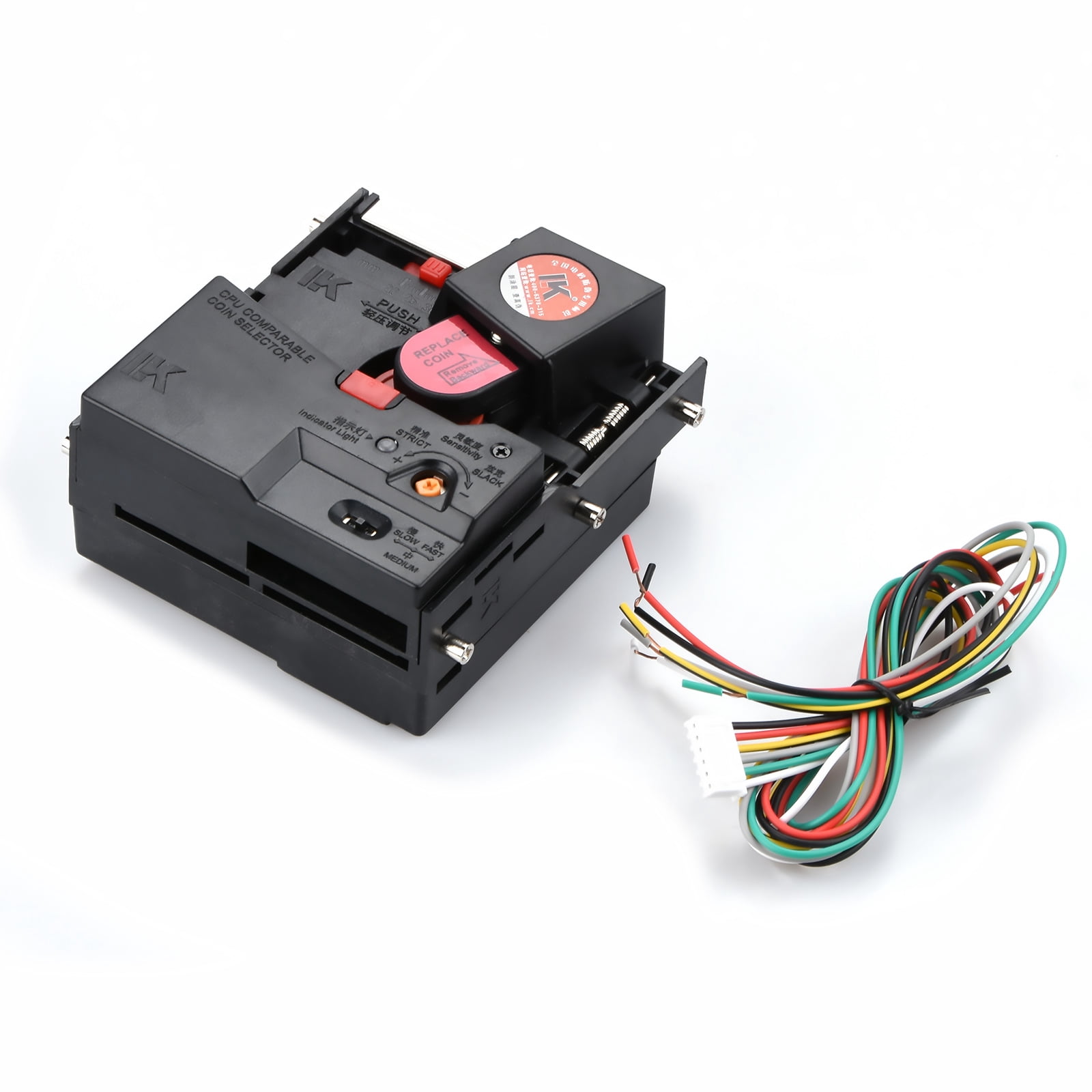 JIAHAOO 12V DC Front Entry Coin Acceptor Anti False Coin Structure For Arcade Machine Vending Machine Coin Operated Equipment