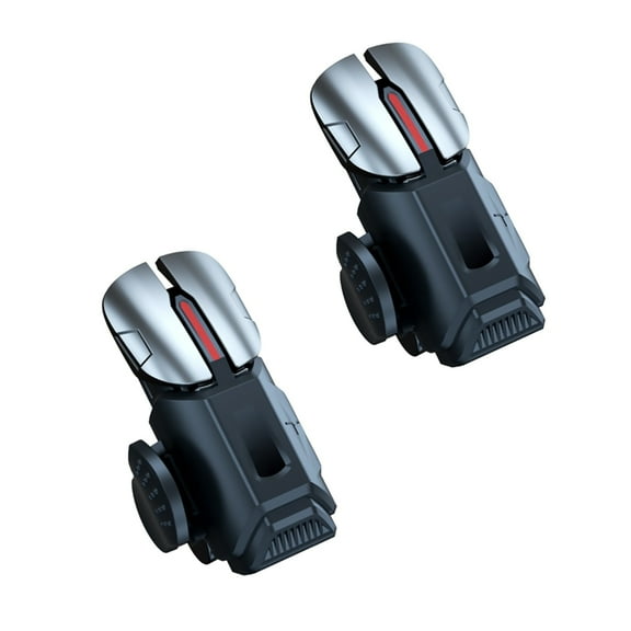 JIAHAOO 2 Pcs Mobile Game Controller Trigger 6 Finger Control 4 Output Heads Clip Universal 4.5 7.1 Inch Phones High Sensitivity