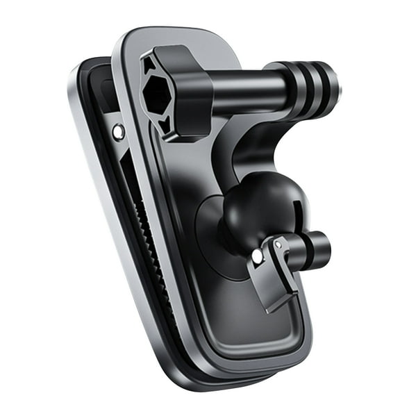 JIAHAOO 360 Adjustable Backpack Clip for Action Cameras, Magnetic, Strong Grip, Quick Release, 316 Stainless Steel, 140g
