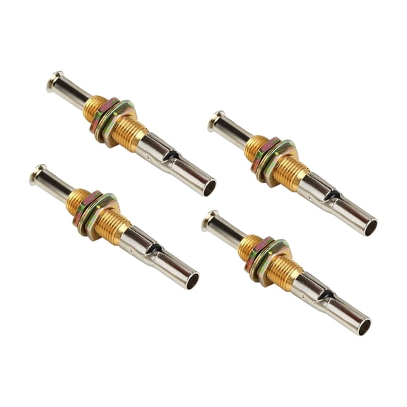 JIAHAOO 50mm Length Pin Switch 4 Pack Gold Silver Metal Replacement Smooth Spring Action for DIY Electrical Projects and Circuit Repairs