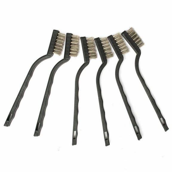 JIAHAOO 6x Versatile Steel Wire Brush Use for Kitchen, Car, Machinery, & More Rust Removal & Stubborn Stains