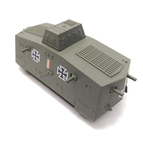 JIAHAOO A7V Tank Model, Heavy Duty Military Replica for Collectors Retro Elegance to Living Room, Bar, or Office