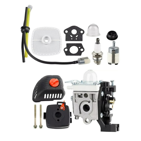 JIAHAOO All-in-One Echo SRM 225 Maintenance Solution Carburetor, Filter, Fuel Line, & Spark Plug