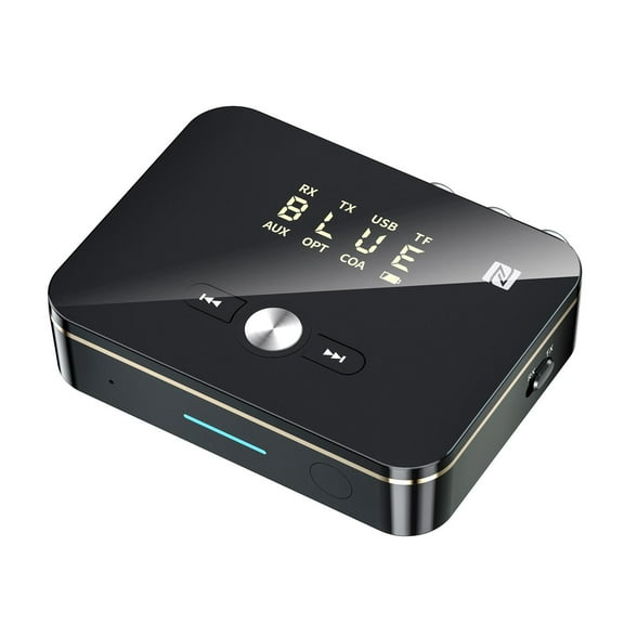 JIAHAOO All-in-One NFC Bluetooth Receiver for Speakers, PCs, TVs, Supports MP3/WAV/FLAC Formats
